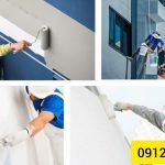 رنگ امیزی نما و قیمت رنگ آمیزی نمای سیمانی بیرون ساختمان در تهران و کرج